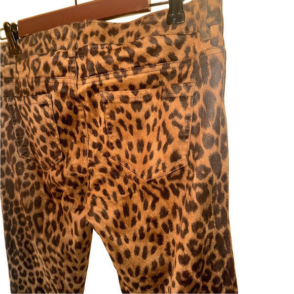 Vintage Arden B Leopard Print Skinny Pants - Smooth & Soft - Picture 9 of 14